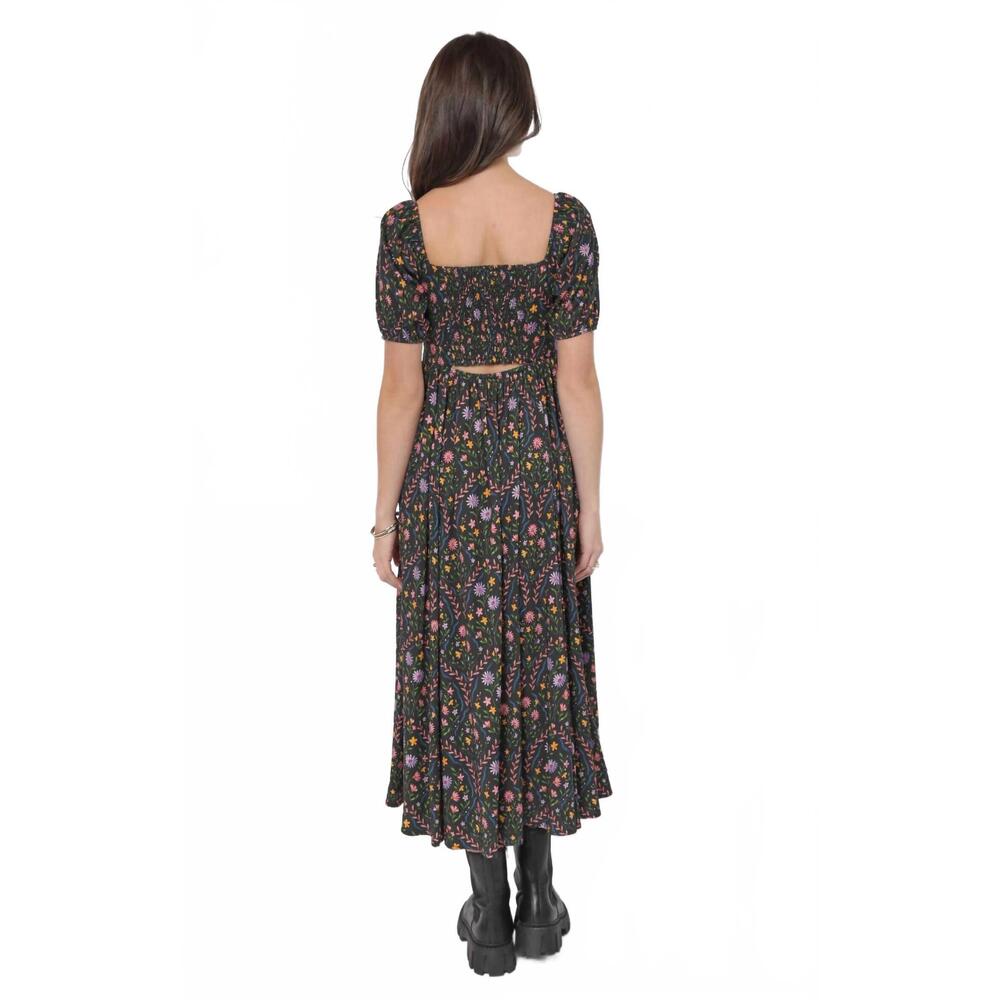 NEW SADIE & SAGE garden party maxi dress in green - Picture 2 of 5